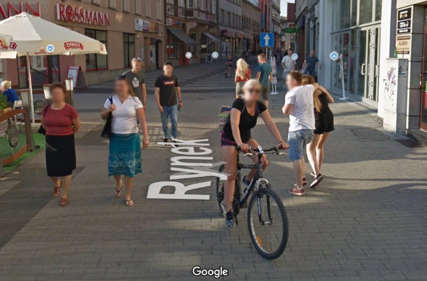 Oto zdjęcia mieszkańców Rybnika na Google Street View. Odnajdujecie się nich?
