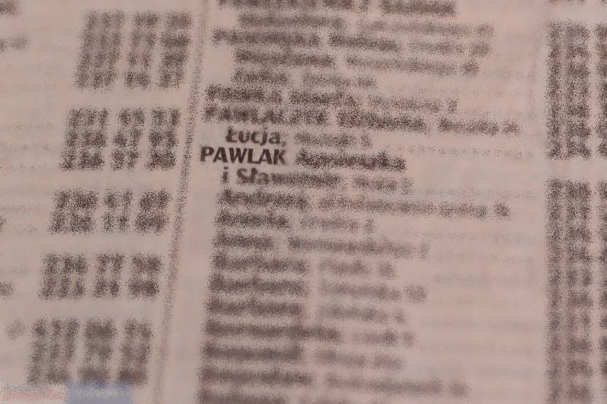 # 25 We Włocławku osób o nazwisku Pawlak jest 317 - 168 pań...