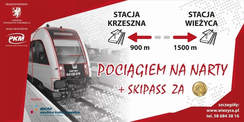 Pociągiem na narty - Skipass za grosz