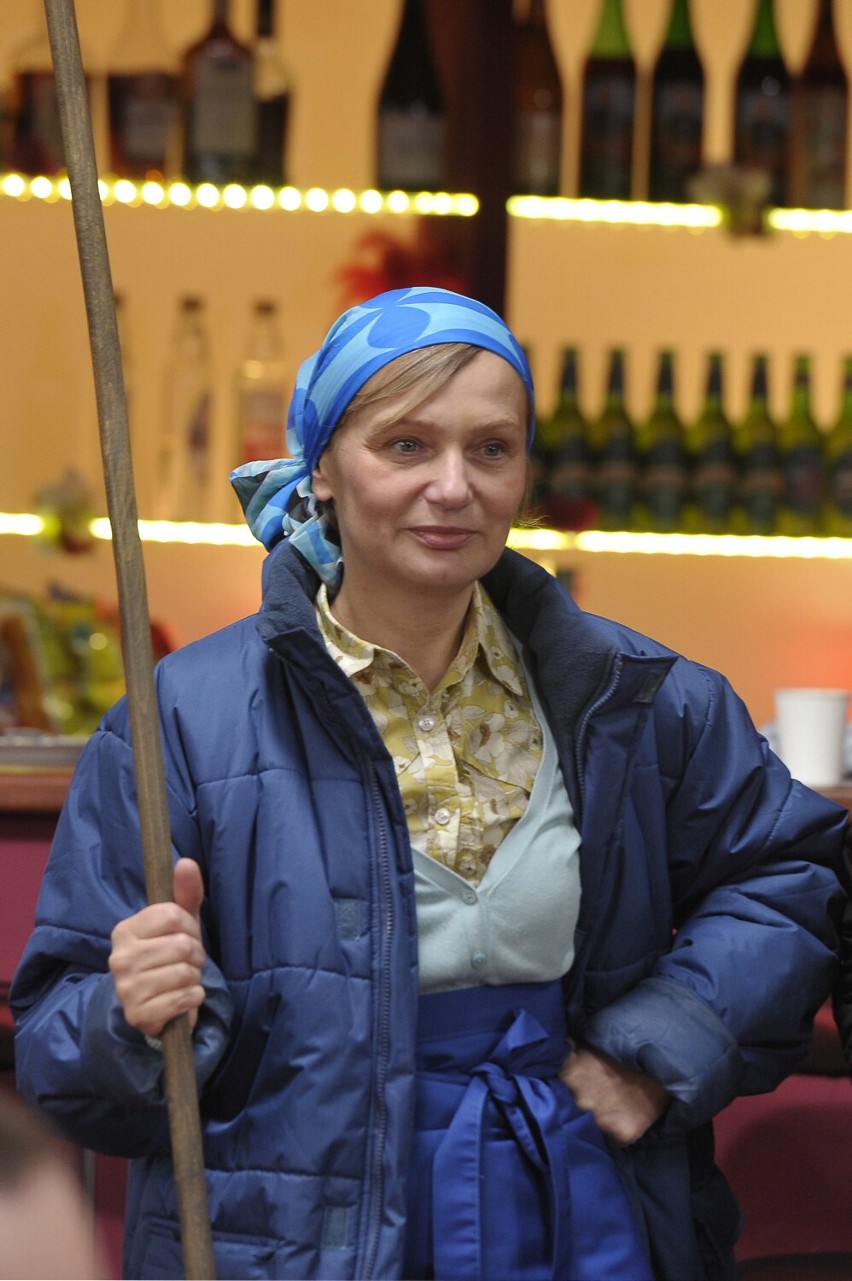 Katarzyna Żak jako Kazia Solejukowa z serialu "Ranczo"...