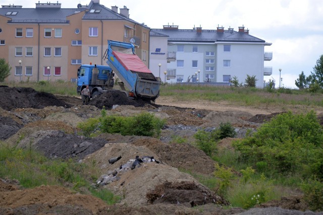 Nielegalne wysypisko na gdańskich Łostowicach