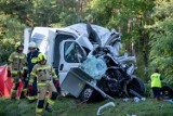 Bus zderzył się z autobusem PKS Zielona Góra. Jedna osoba nie żyje, ponad 30 osób trafiło do szpitala