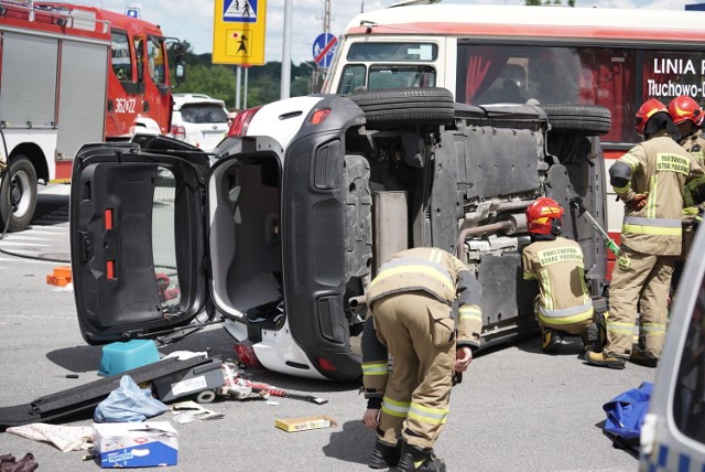 Wypadek we Włocławku