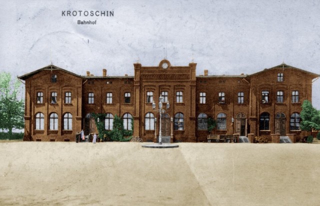 Krotoszyński dworzec kolejowy przed I wojną światową