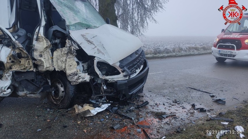 Wypadek w Płutowie z udziałem pijanego kierowcy z Bydgoszczy