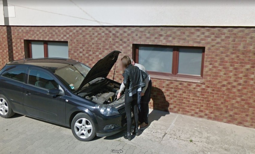 Myszkowianie w oku Google Street View