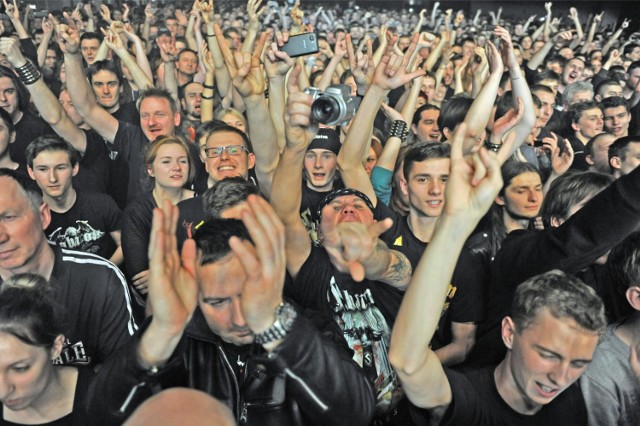 Koncert zespołu "Sabaton"/ Warszawa w zagranicznych piosenkach