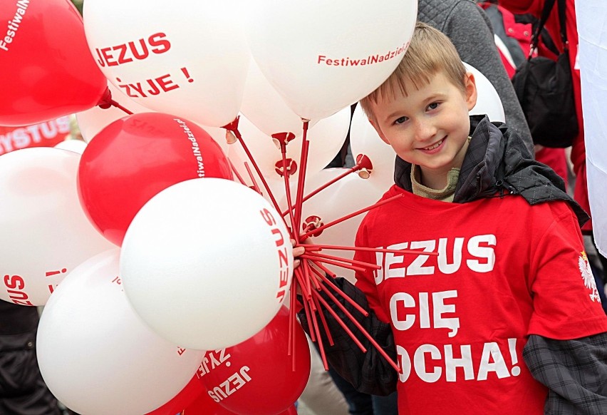 Marsz dla Jezusa w Krakowie.