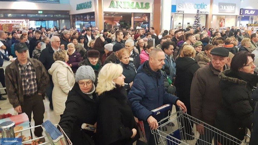 Tłumy na otwarciu hipermarketu Auchan we Włocławku otwarty [zdjęcia, wideo]