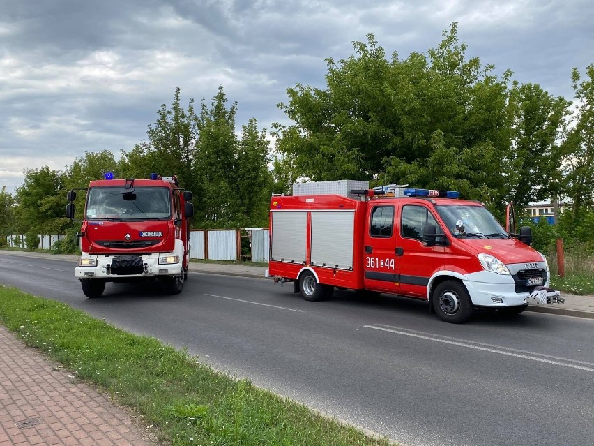 Wypadek na ulicy Węglowej we Włocławku