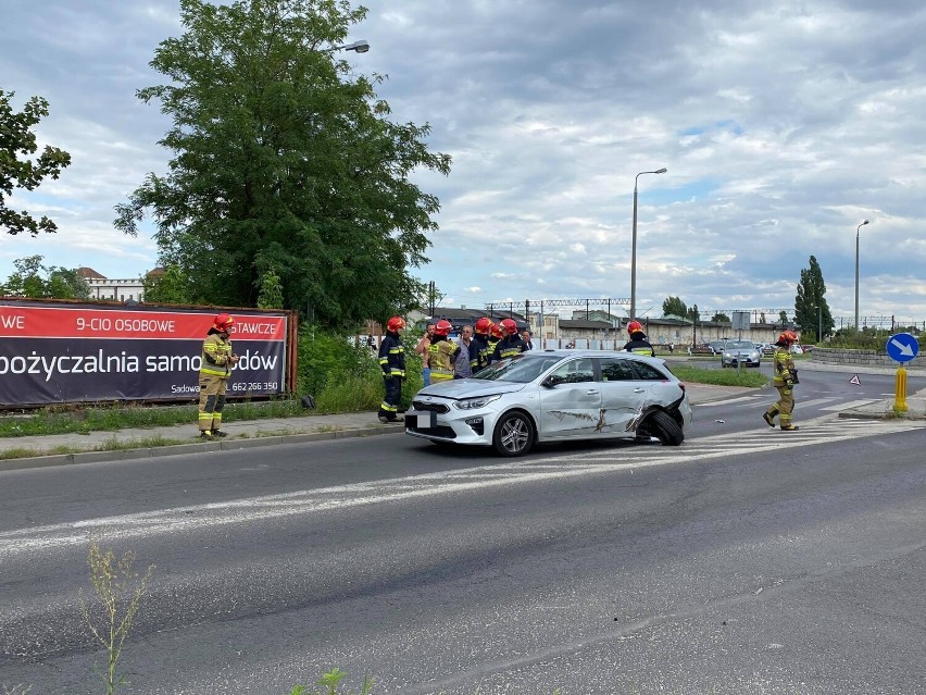 Wypadek na ulicy Węglowej we Włocławku