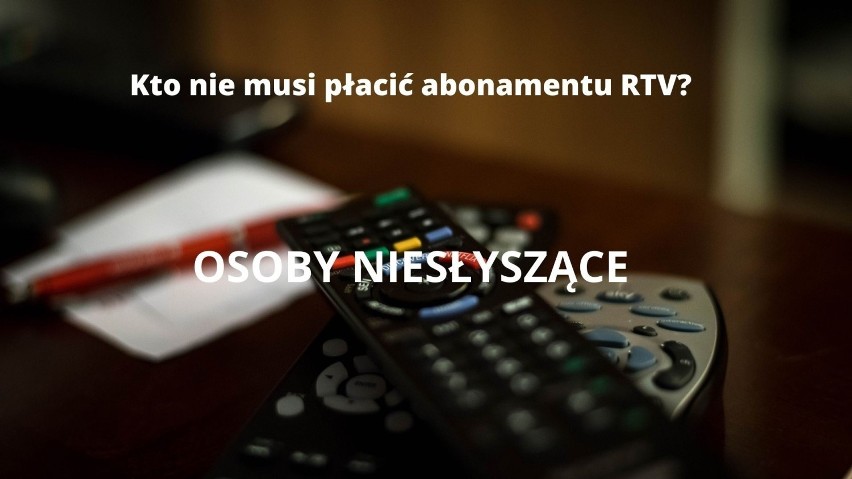 Abonament RTV w 2022 roku. Lista zwolnionych z opłat!