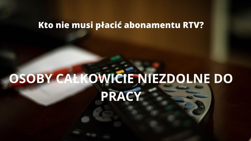 Abonament RTV w 2022 roku. Lista zwolnionych z opłat!