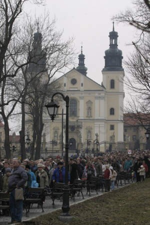 Papież w Kalwarii Zebrzydowskiej.