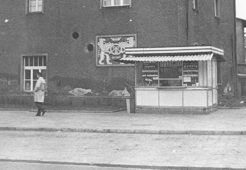 Kiosk przy ul. Konstantego Pursa, Mikołów, lata 70.
