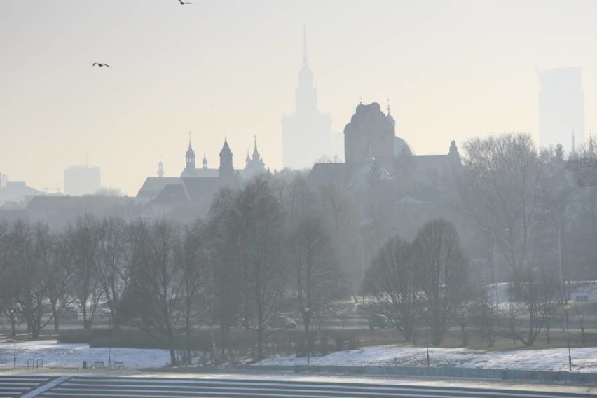 Smog w Warszawie, 22 grudnia. Jakość powietrza: średnia