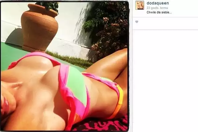 Doda w bikini (fot. screen z Instagram.com)