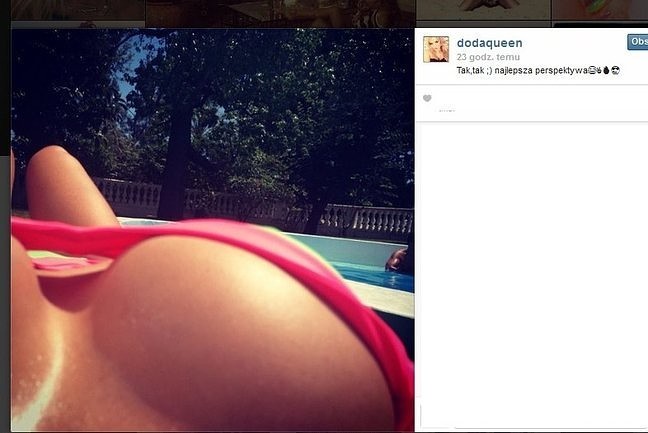 Doda w bikini (fot. screen z Instagram.com)
