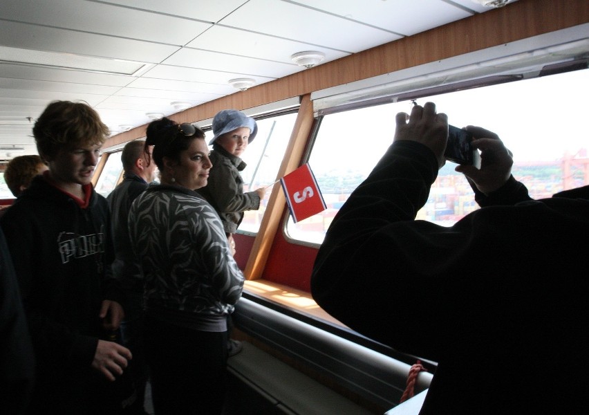 Jedną z atrakcji Dni Morza jest zwiedzanie statku MF Stena...