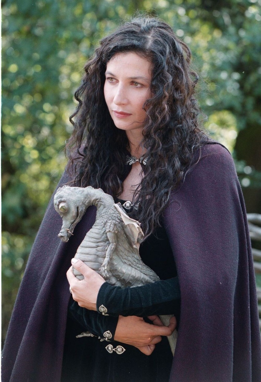 Grażyna Wolszczak wcieliła się w rolę czarodziejki Yennefer