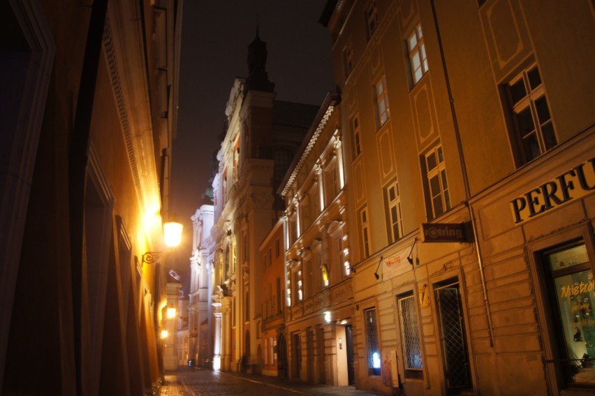 Stary Rynek w Poznaniu - Tak wygląda nocą