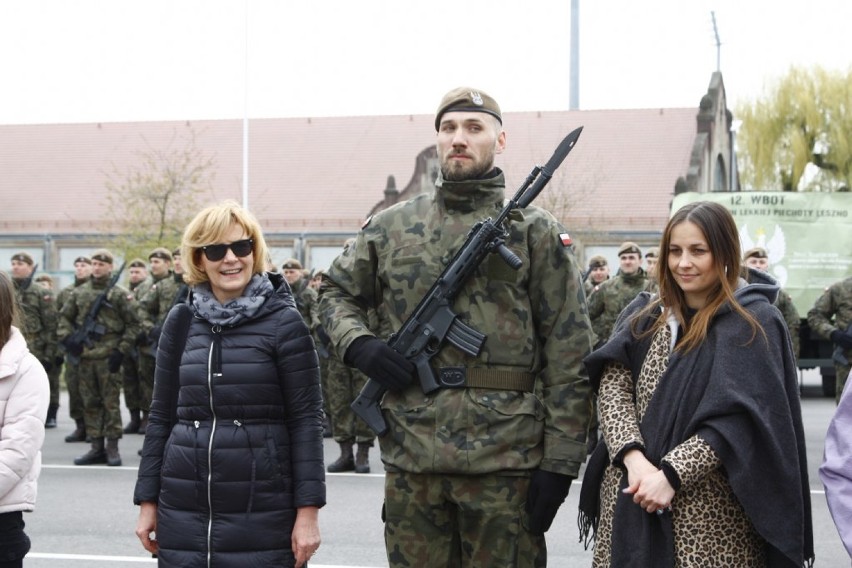Leszczyńska przysięga żołnierzy Wojsk Obrony Terytorialnej