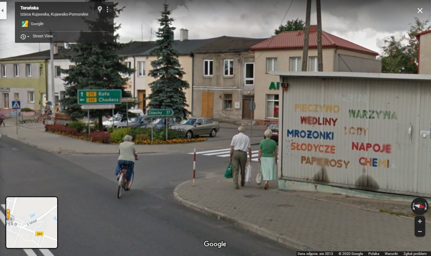 Tak Prezentuja Sie Mieszkancy Izbicy Kujawskiej Na Zdjeciach Google Street View Wloclawek Nasze Miasto