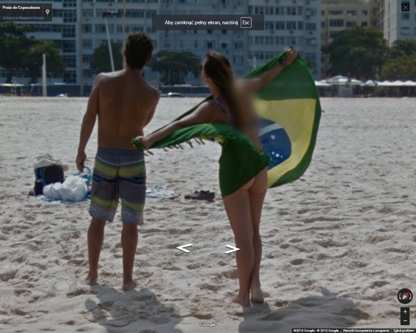 Najlepsze zdjęcia z Google Street View. Kamera widziała ciut...