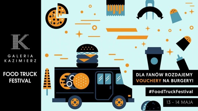 SOBOTA, 13 MAJA 2017, 11:00 - WTOREK, 23 WRZEŚNIA 2064  
Galeria Kazimierz, ul. Podgórska 34

Halo Kraków! Gotowi na najlepszą food truckową imprezę w Krakowie? Nudno na pewno nie będzie! Pod Galerię Kazimierz wracają food trucki przez was kochane, a dawno nie widziane.