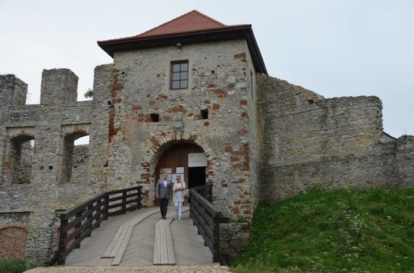 Zamek Rabsztyn koło Olkusza. Ruiny zamku po renowacji...