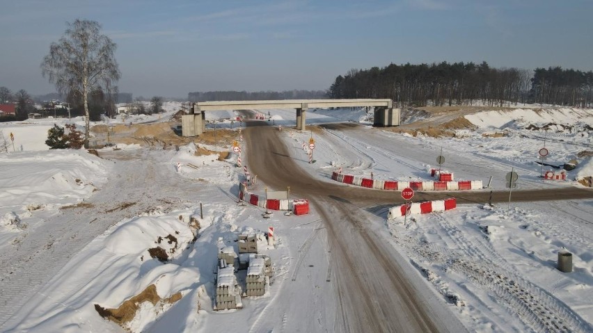 Białe Błota - Szubin. Zobacz stan robót na tym odcinku drogi S5 [zdjęcia z drona]