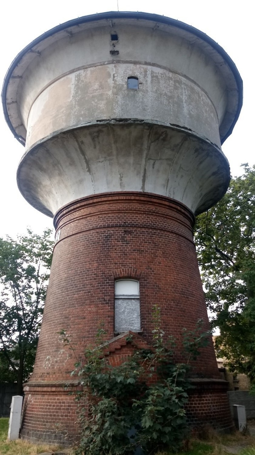 Kolejowa wieża ciśnień w Międzyrzeczu została zbudowana 1908...