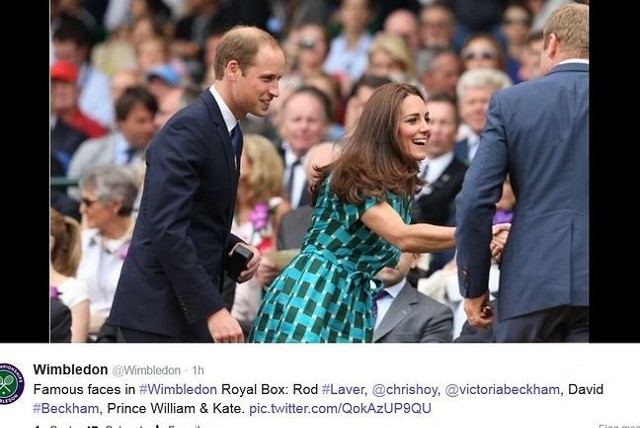 Książę William i księżna Kate (fot. screen z Twitter.com)