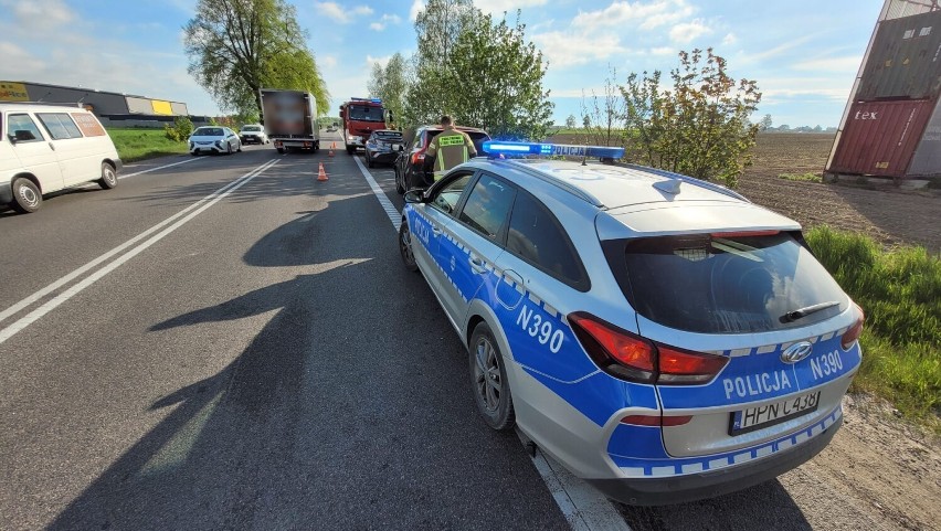 Wypadek w Widlinie (20.05.2022).