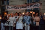 Protest w Kaliszu. Kaliszanie znów manifestowali w obronie niezależności sądów [FOTO]