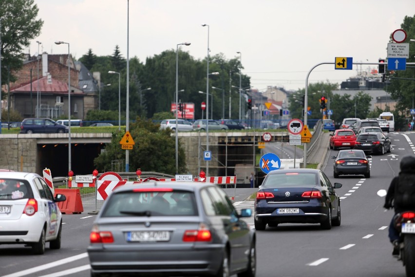 Kraków. Ruszył remont tunelu pod rondem Grunwaldzkim [ZDJĘCIA]