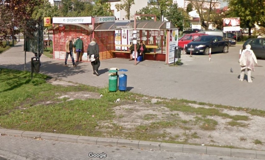 Mieszkańcy Zawiercia na zdjęciach Street View