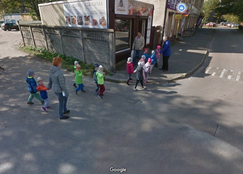 Mieszkańcy Zawiercia na zdjęciach Street View