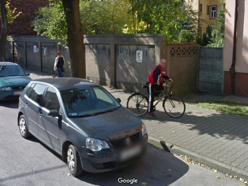 Mieszkańcy Zawiercia na zdjęciach Street View