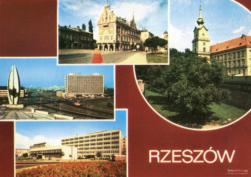 Lata 1972-1974 , Rzeszów. "Ratusz w Rynku. Zamek. Pomnik...