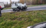 Wypadek w Gronowie koło Krosna Odrzańskiego. Peugeot uderzył w poloneza. Jedna osoba została ranna