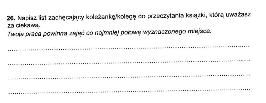 4 kwietnia 2013 roku uczniowie napisali sprawdzian ...