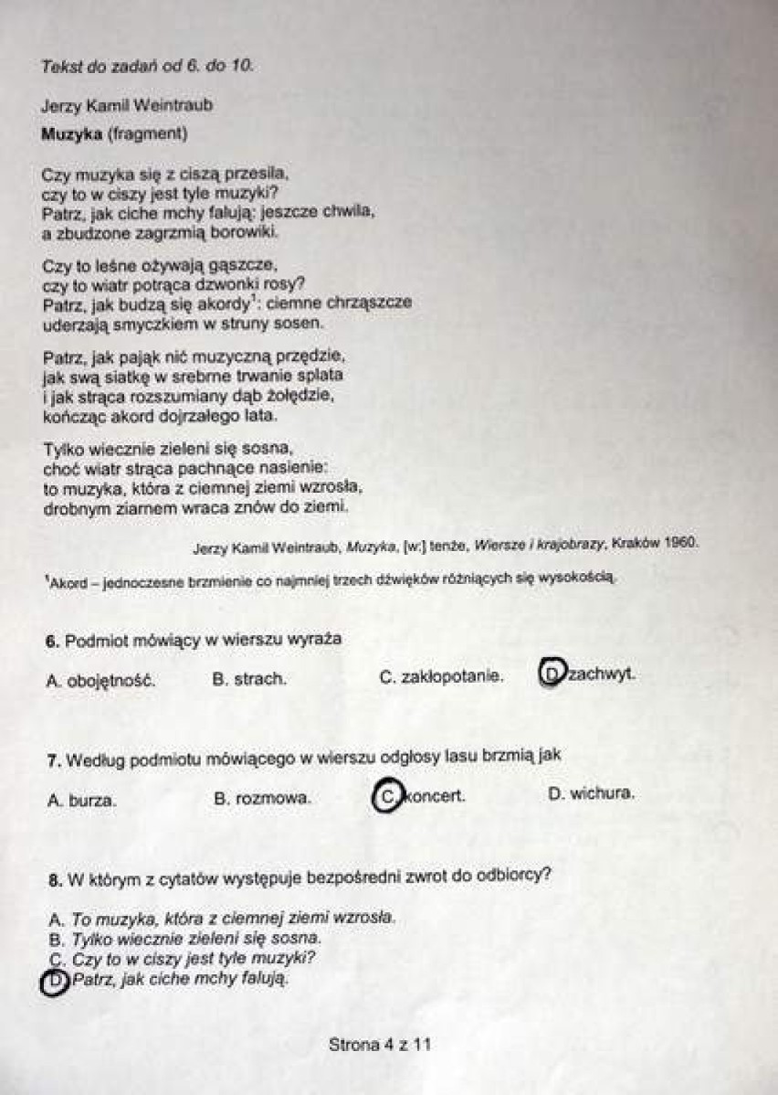 TEST SZÓSTOKLASISTÓW. We wtorek, 1 kwietnia sprawdzian ...