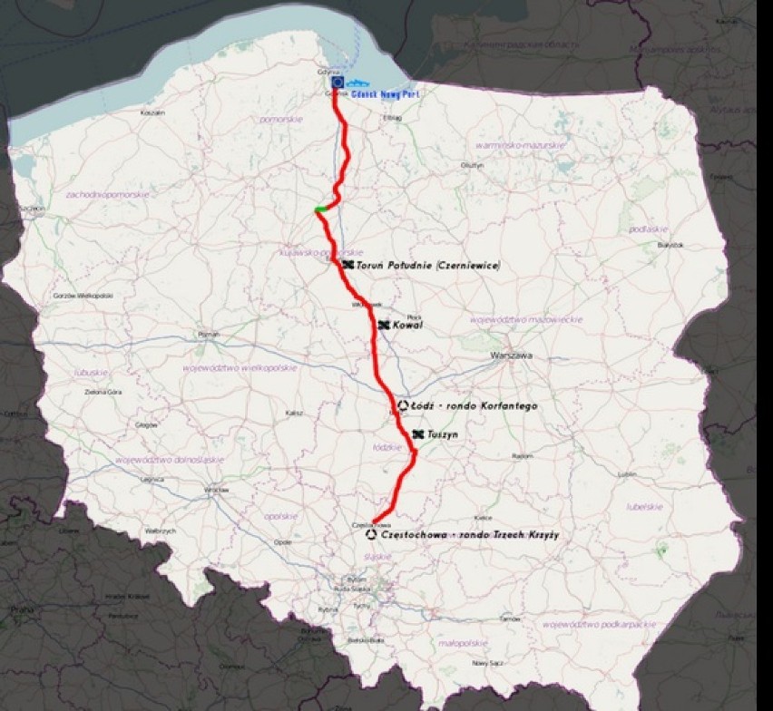 Drugie niechlubne miejsce zajęła DK 91 łącząca Gdańsk z...