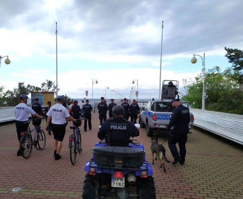 Policyjne siły w powiecie puckim wzmacniają funkcjonariusze z Oddziału Prewencji Policji w Gdańsku