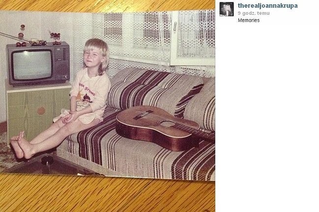 Joanna Krupa jako dziecko (fot. screen Instagram)