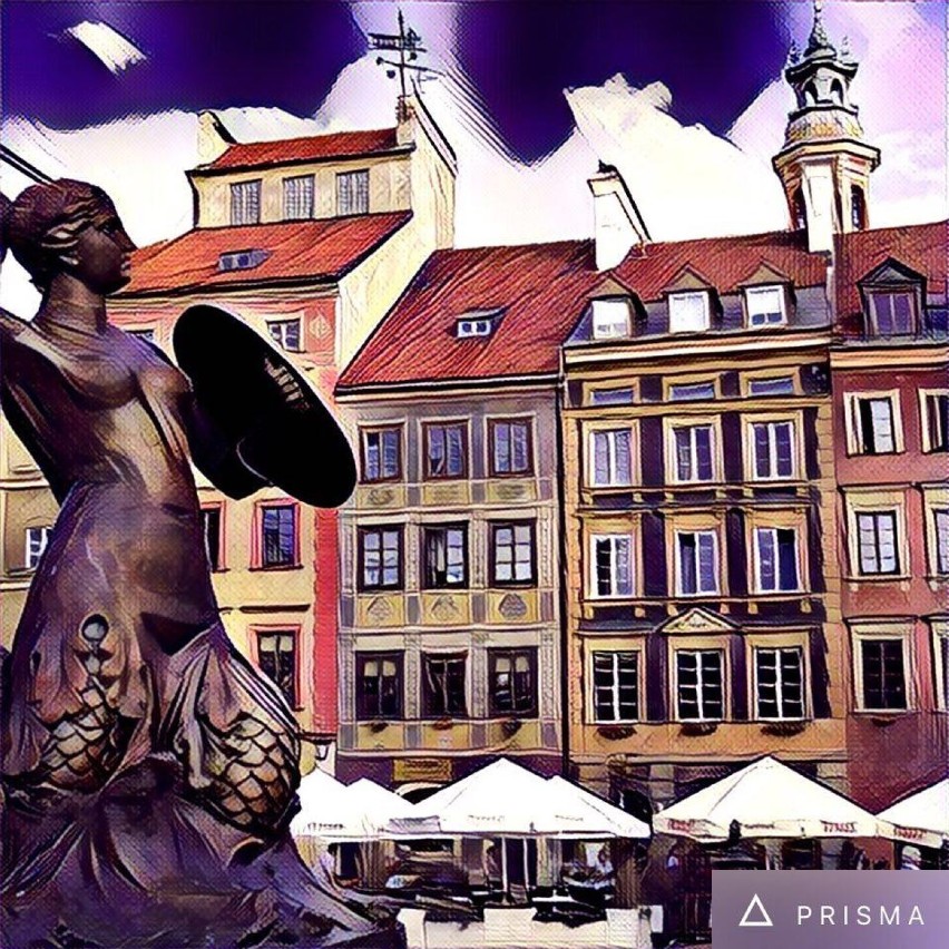 Warszawa w aplikacji Prisma: rozpoznasz wszystkie widoki?...