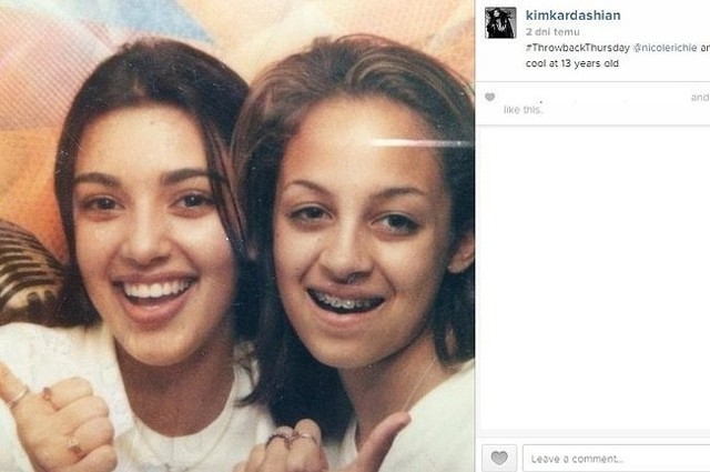 Kim Kardashian i Nicole Richie w wieku 13 lat (fot. screen z Instagram.com)