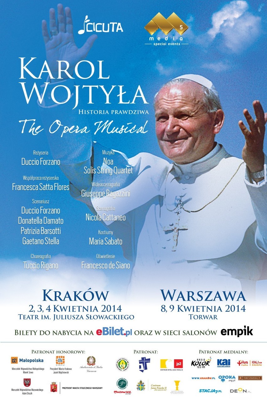 Musical „KAROL WOJTYŁA. Historia Prawdziwa” to 120-minutowa...