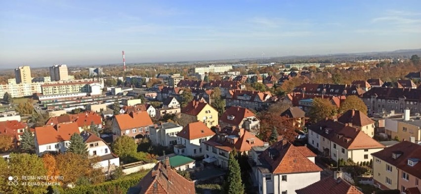 Takie widoki z wieży ciśnień w Zgorzelcu